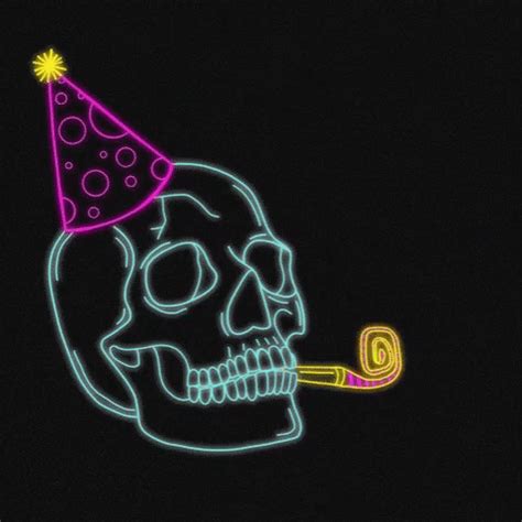 happy birthday skull images|gif gothic skull.